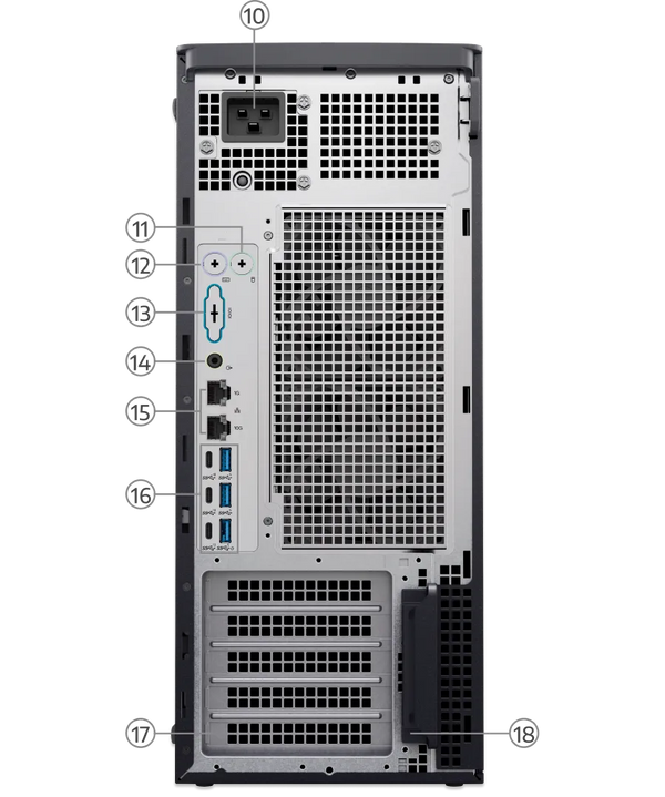 Rear View Ports & Slots