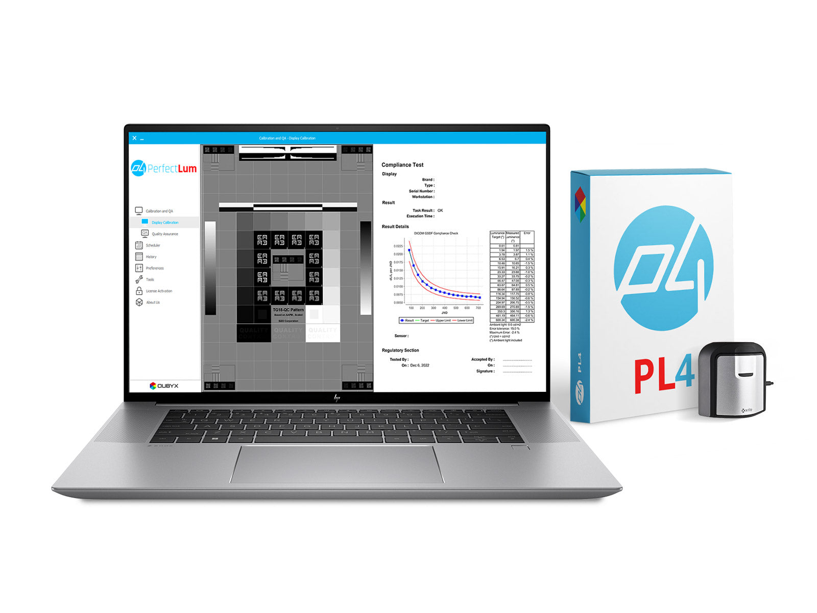 Complete Clinical Review Reading Station | 2 x LG 27" 8MP Color Clinical Review Displays | HP ZBook Studio 16 G10 | Dictation Mic | PerfectLUM Calibration Package (LGHP16G10)