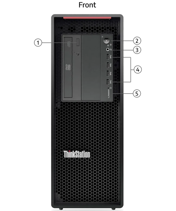 Front View Ports & Slots