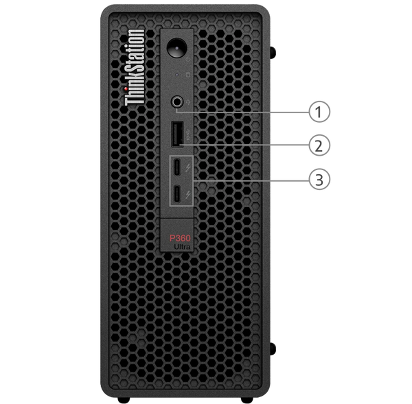 Front View Ports & Slots