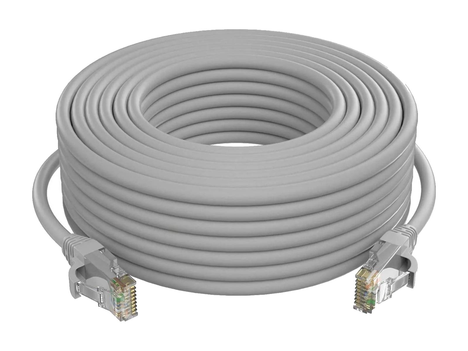 Monitors.com كابل تصحيح شبكة إيثرنت Rj45 بدون عقبات Cat5E 10 أقدام (رمادي) (15199)