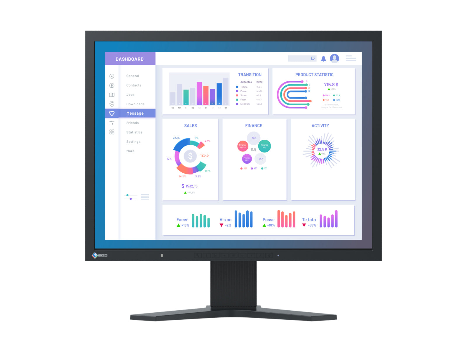 Eizo FlexScan S2133 21.3" 1600 x 1200 IPS Display Monitor (S2133-BK)