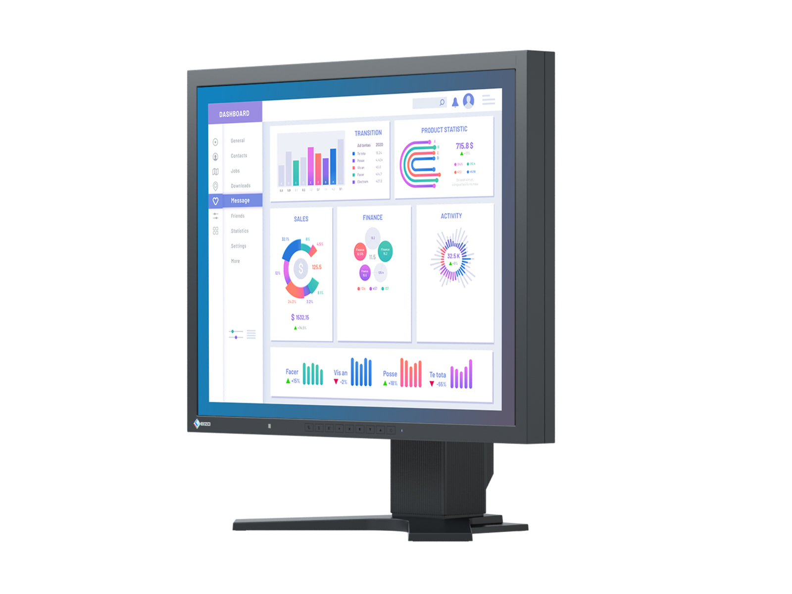 Eizo FlexScan S2133 21.3" 1600 x 1200 IPS Display Monitor (S2133-BK)