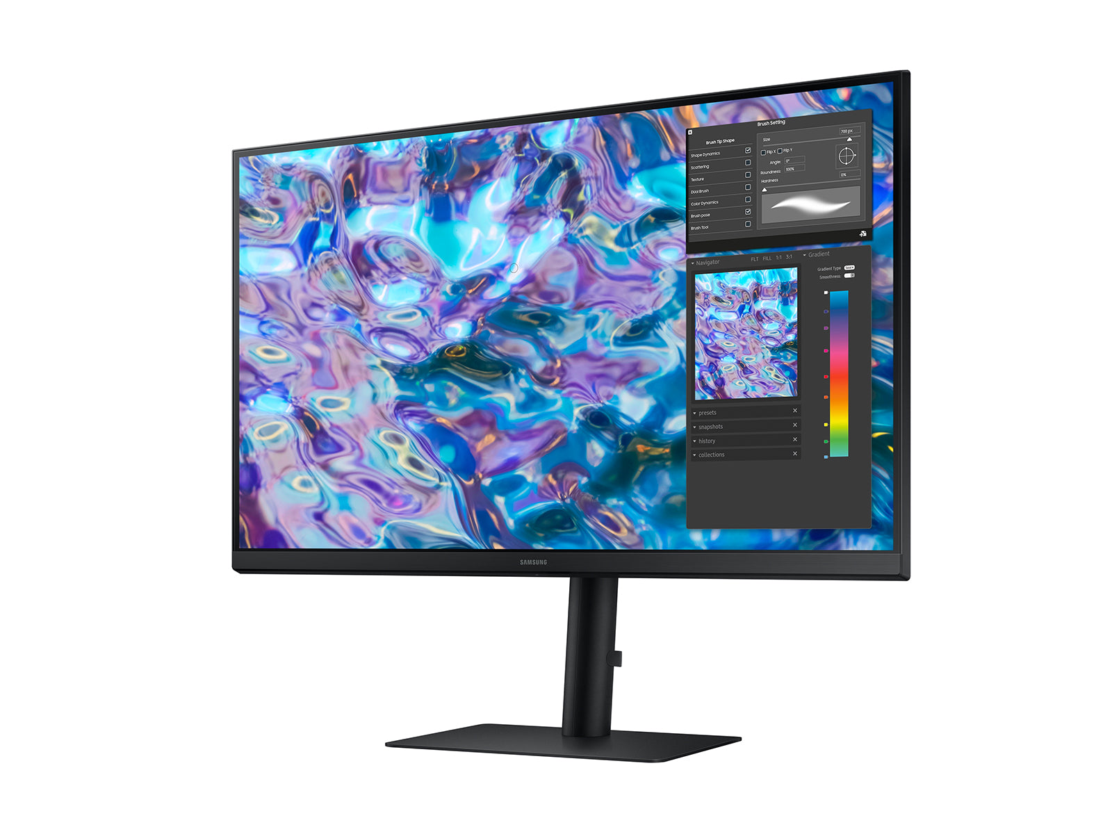 SAMSUNG S61B 27" WQHD 2560 x 1440 QHD IPS Display Monitor (LS27B610EQNXZA) Monitors.com 