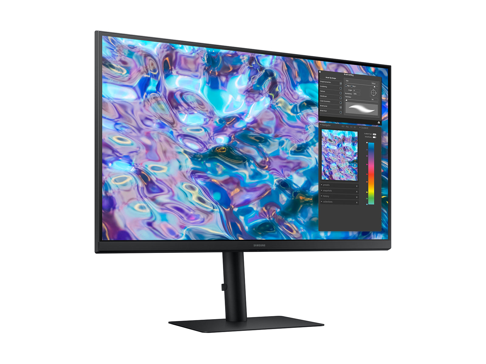 SAMSUNG S61B 27" WQHD 2560 x 1440 QHD IPS Display Monitor (LS27B610EQNXZA) Monitors.com 