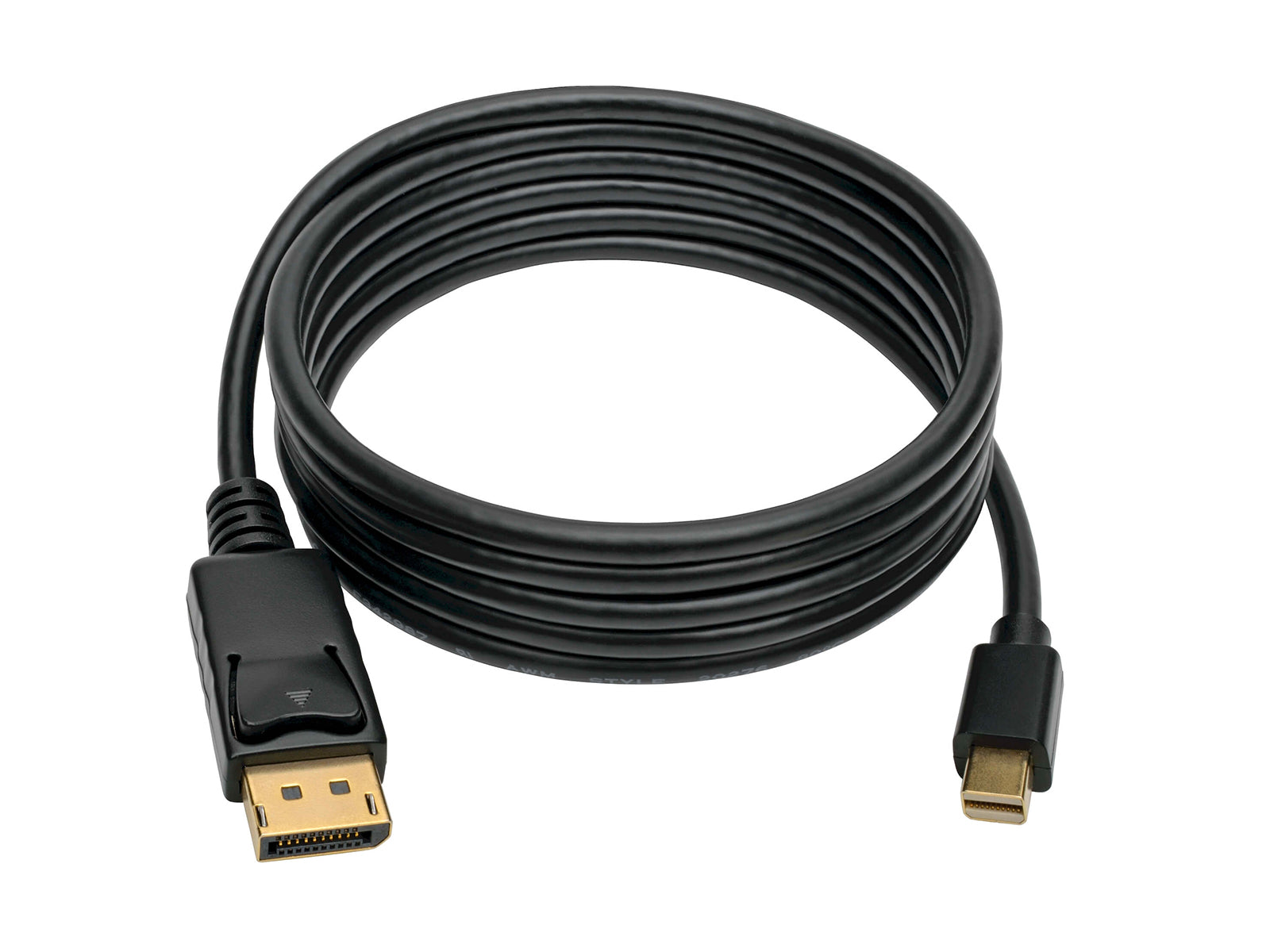 Tripp Lite Mini DisplayPort to DisplayPort 4K Video Signal Cable 6ft (P583-006-BK) Monitors.com 