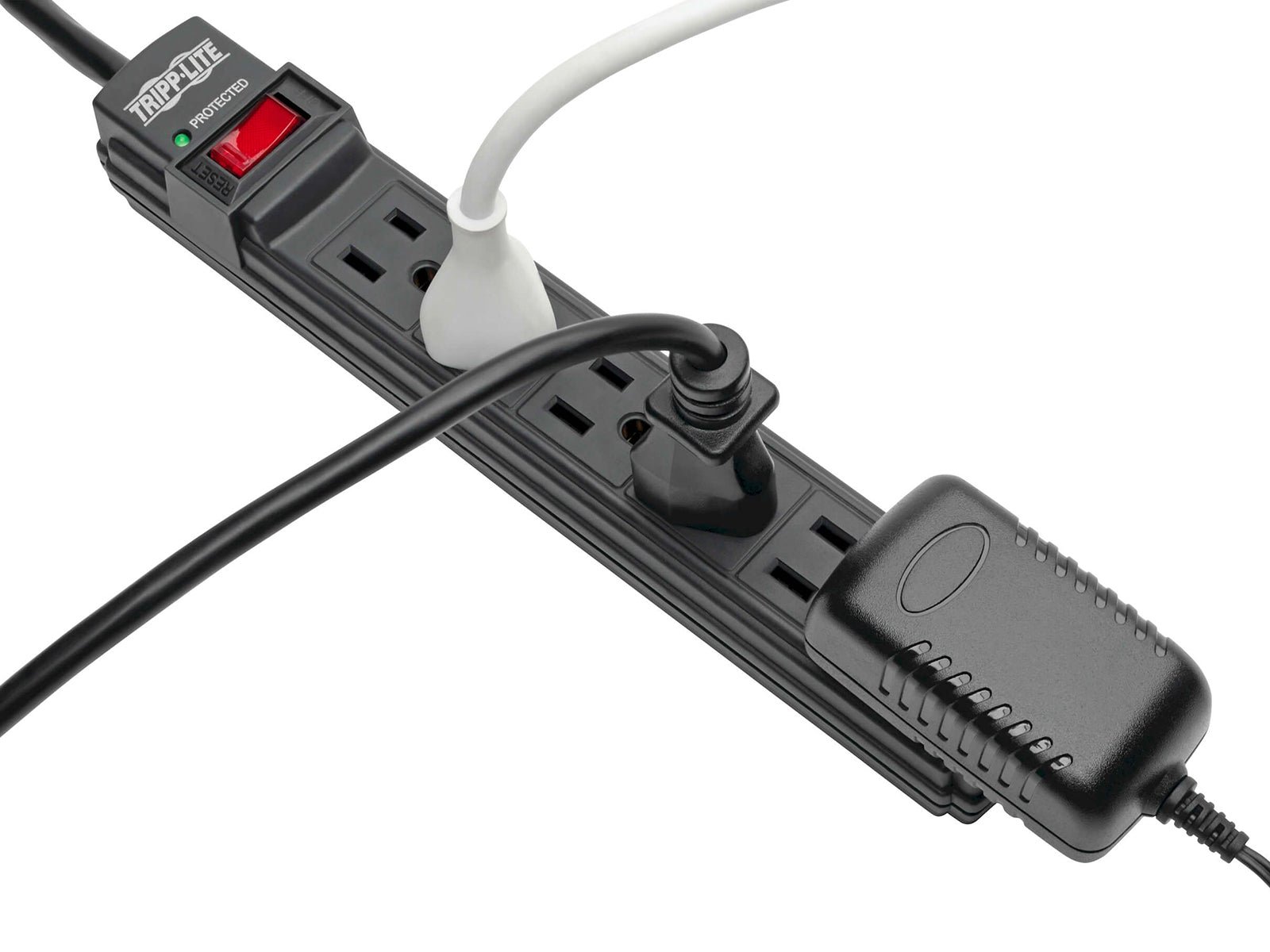 Tripp Lite TLP6B 6-Outlet Surge Protector 6 ft. Cord (TLP6B) Monitors.com 